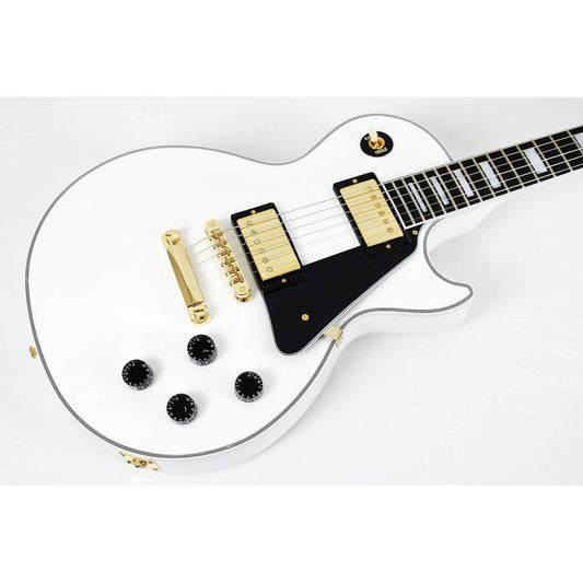 Gibson Custom Les Paul Custom - Alpine White with Ebony Fingerboard - Leitz Music-711106926681-CS401287