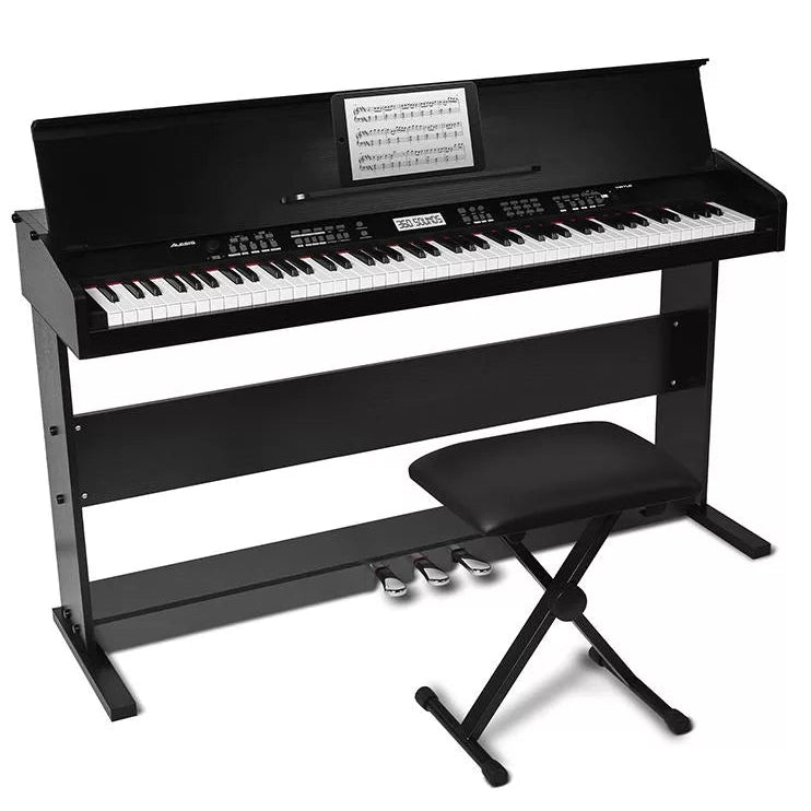Alesis Virtue 88-key Digital Piano with Wood Stand & Bench – Leitz Music