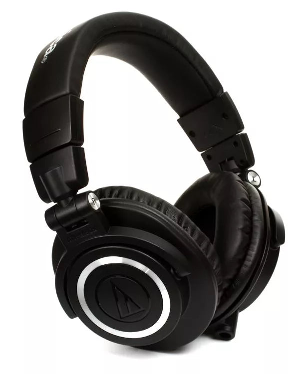 Audio Technica ATH-M50X Over Ear Professional Studio Monitor Headphones W/  Case 