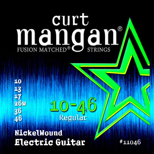 Curt Mangan 11046 Nickel Wound Electric Guitar Strings - .010-.046 - Leitz Music-873105000042-11046