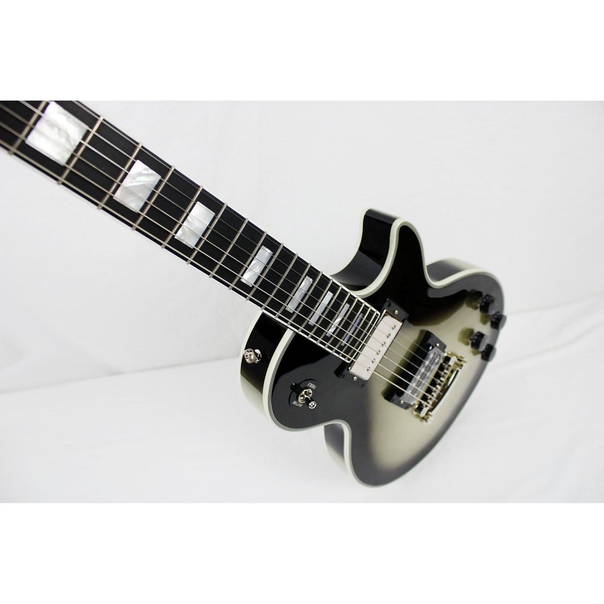 Epiphone Adam Jones 1979 Les Paul Custom - Antique Silverburst | Inspired By Gibson Custom - Leitz Music-711106137414-EIGCAJLPC79NH1