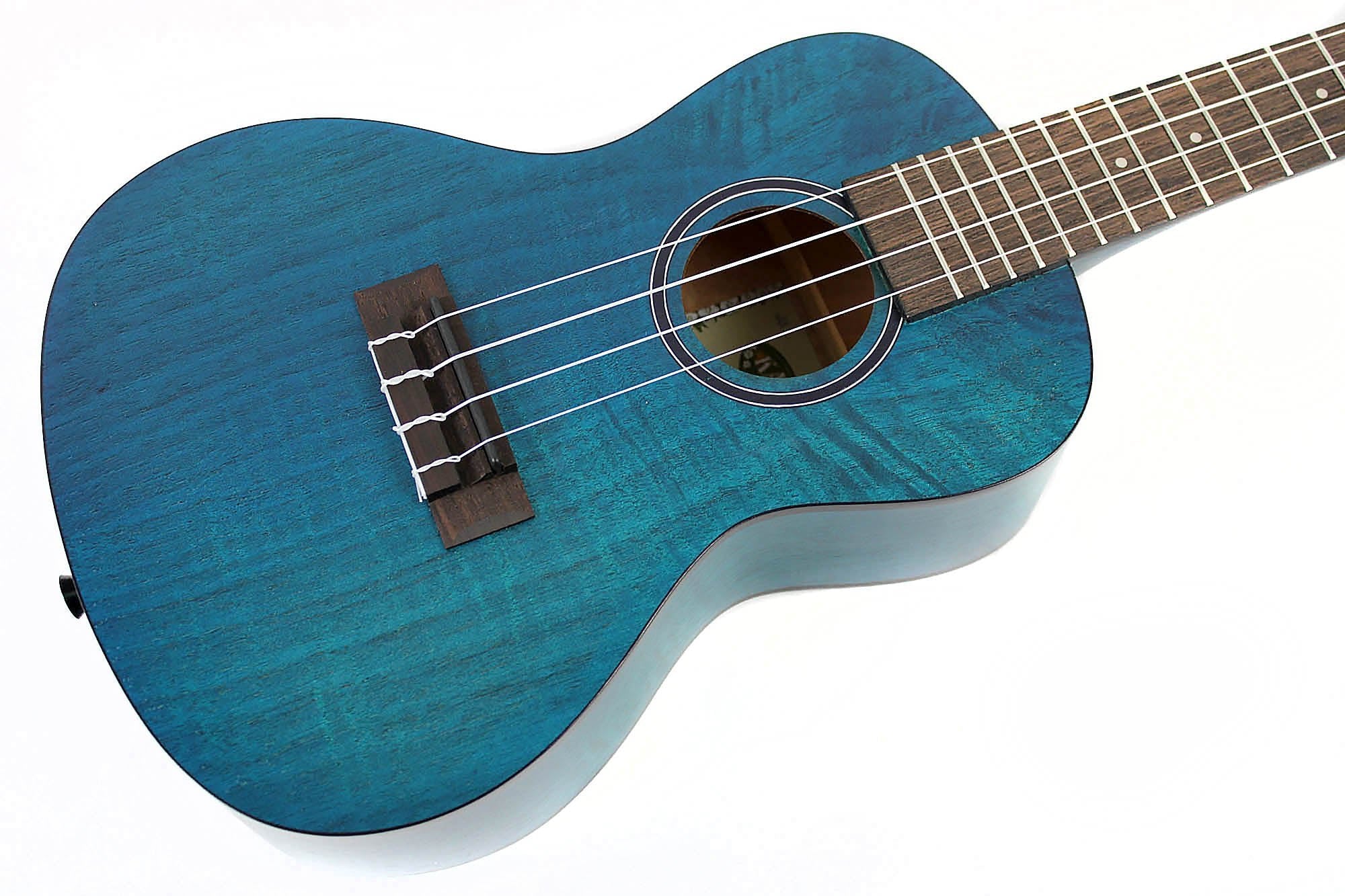 Kala KA-CEMB BLUE EXOTIC MAHOGANY CONCERT