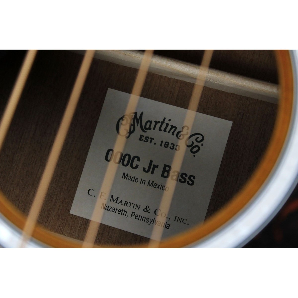 Martin 000CJR-10E Bass Guitar - Burst - Leitz Music--2742931