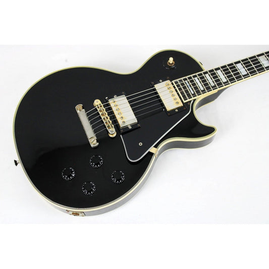 2000 Gibson Les Paul Custom - Ebony | w/ OHSC **Used – Good** - Leitz Music - 02650480