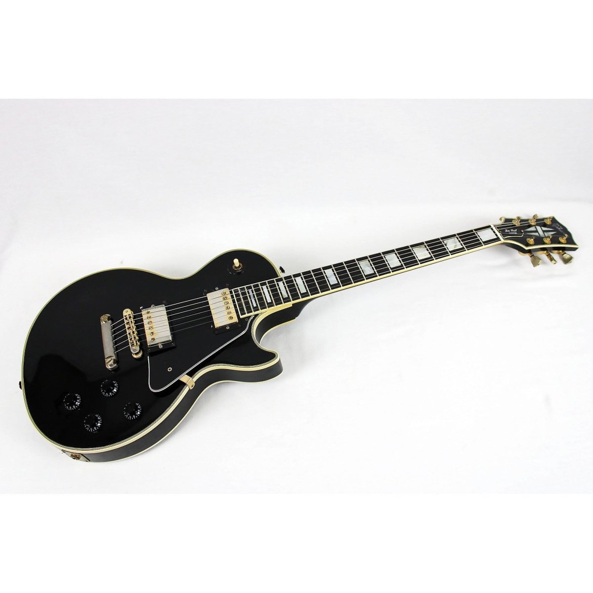 2000 Gibson Les Paul Custom - Ebony | w/ OHSC **Used – Good** - Leitz Music - 02650480