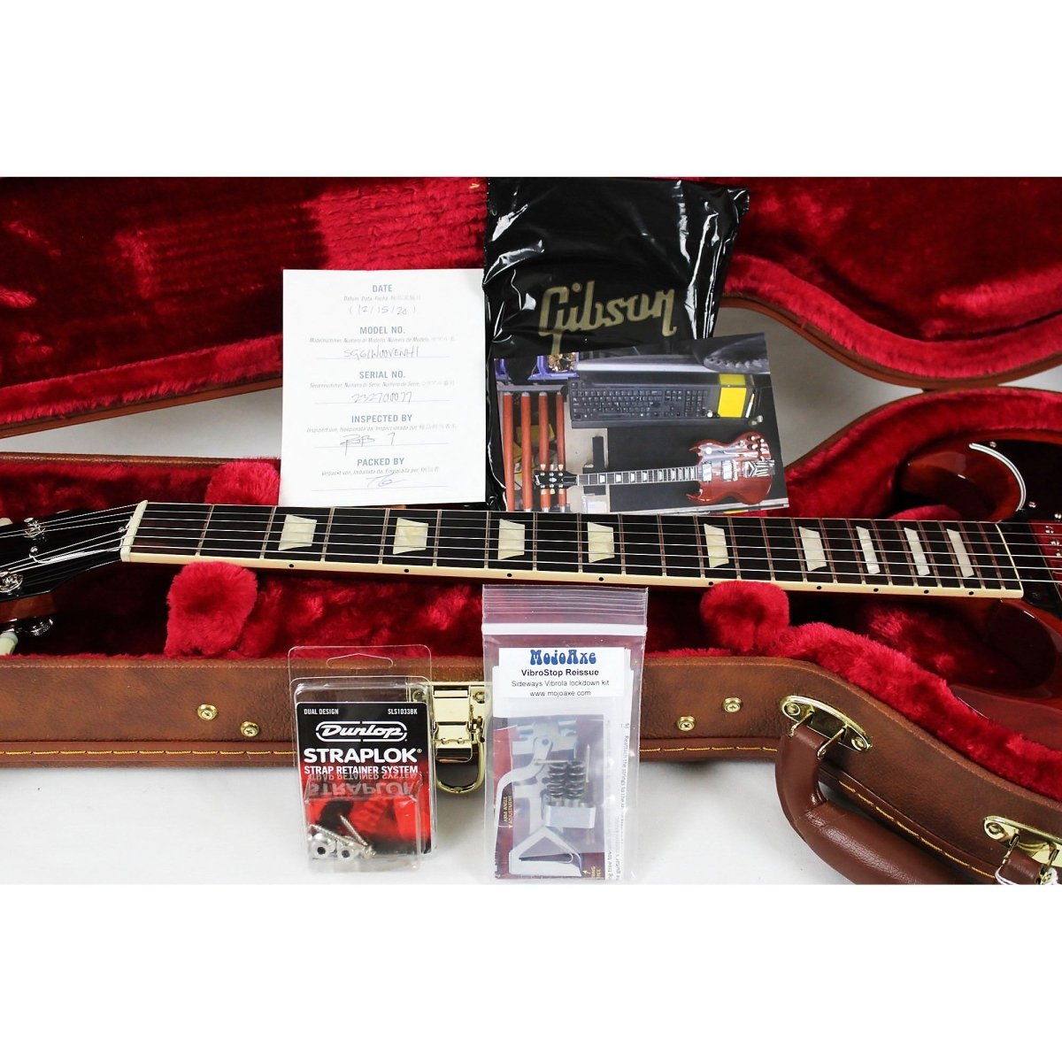 2020 Gibson SG Standard '61 with Sideways Vibrola - Vintage Cherry **Used – Excellent** - Leitz Music - 232700077