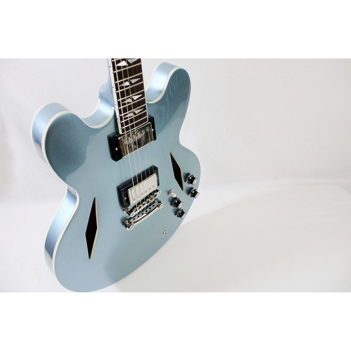 Epiphone Inspired By Gibson Custom Dave Grohl DG-335 - Pelham Blue - Leitz Music-711106137407-EIGCDG335PENH1