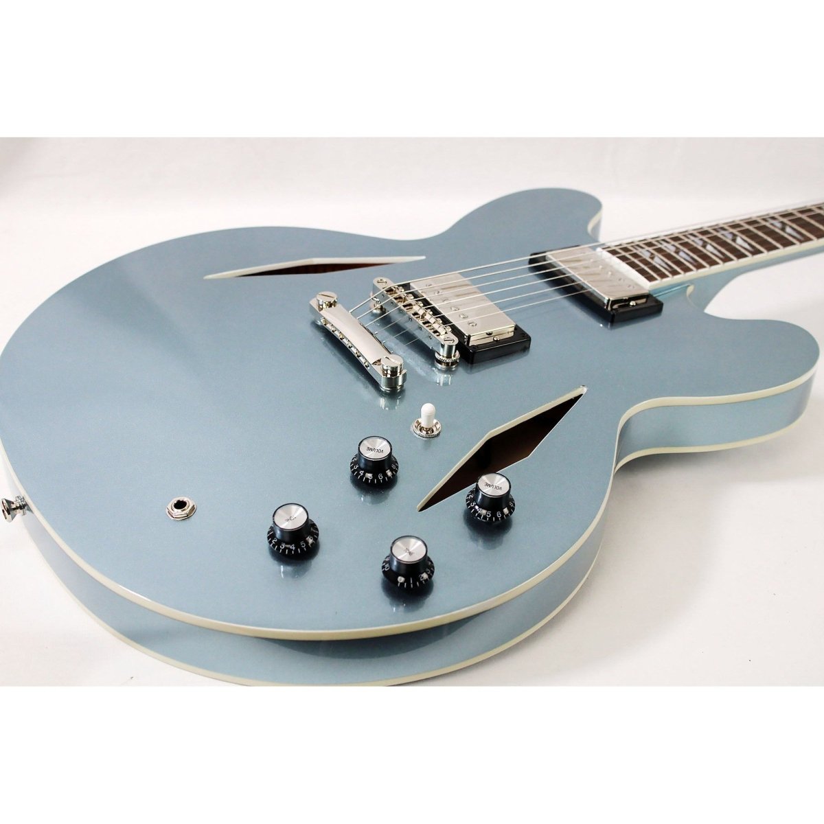 Epiphone Inspired By Gibson Custom Dave Grohl DG-335 - Pelham Blue - Leitz Music-711106137407-EIGCDG335PENH1