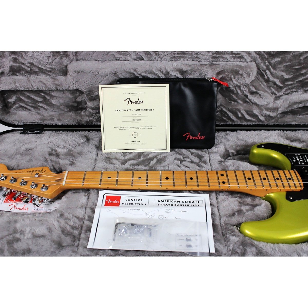 Fender American Ultra II Stratocaster HSS - Solar Flare with Maple Fingerboard - Leitz Music - 885978087686 - 0119152733