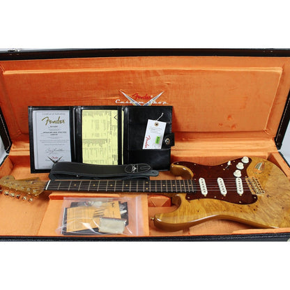 Fender Custom Shop Artisan Maple Burl Stratocaster - Natural NOS - Leitz Music - CZ563139