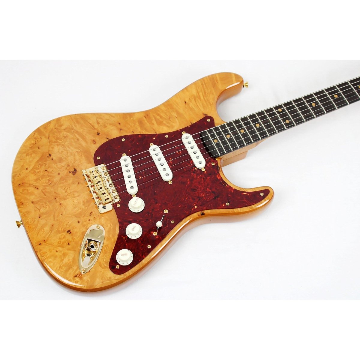 Fender Custom Shop Artisan Maple Burl Stratocaster - Natural NOS - Leitz Music - CZ563139