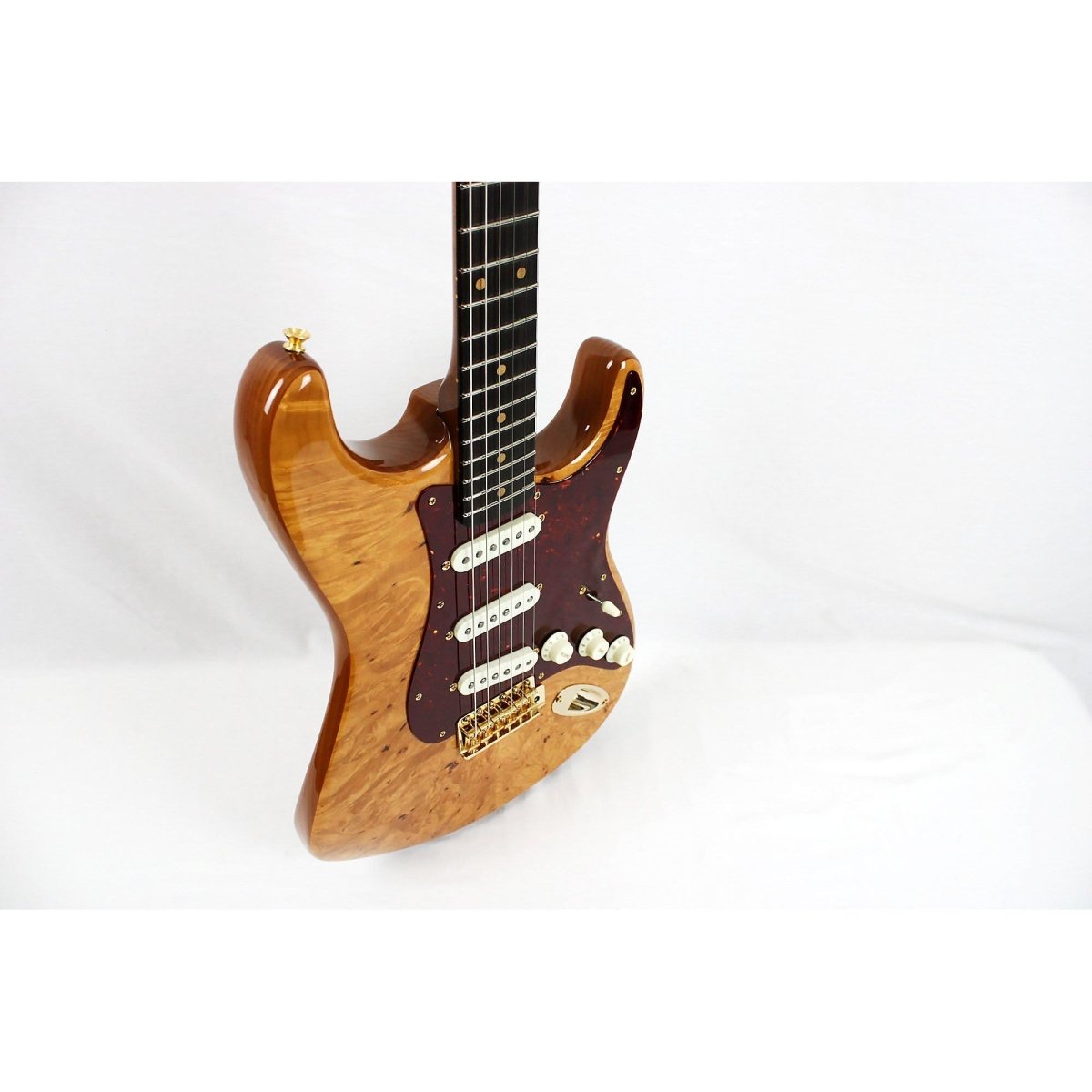 Fender Custom Shop Artisan Maple Burl Stratocaster - Natural NOS - Leitz Music - CZ563139