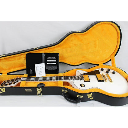 Gibson Custom Les Paul Custom - Alpine White with Ebony Fingerboard - Leitz Music-711106926681-CS401287