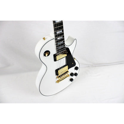 Gibson Custom Les Paul Custom - Alpine White with Ebony Fingerboard - Leitz Music-711106926681-CS401287