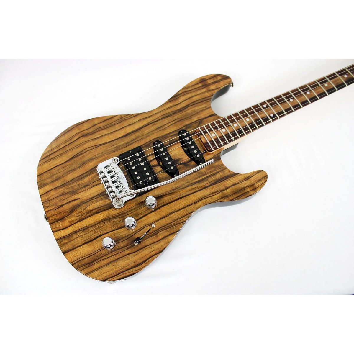 G&L USA Custom Legacy HSS RMC - Black Limba **Used – Excellent** - Leitz Music - CLF1806232