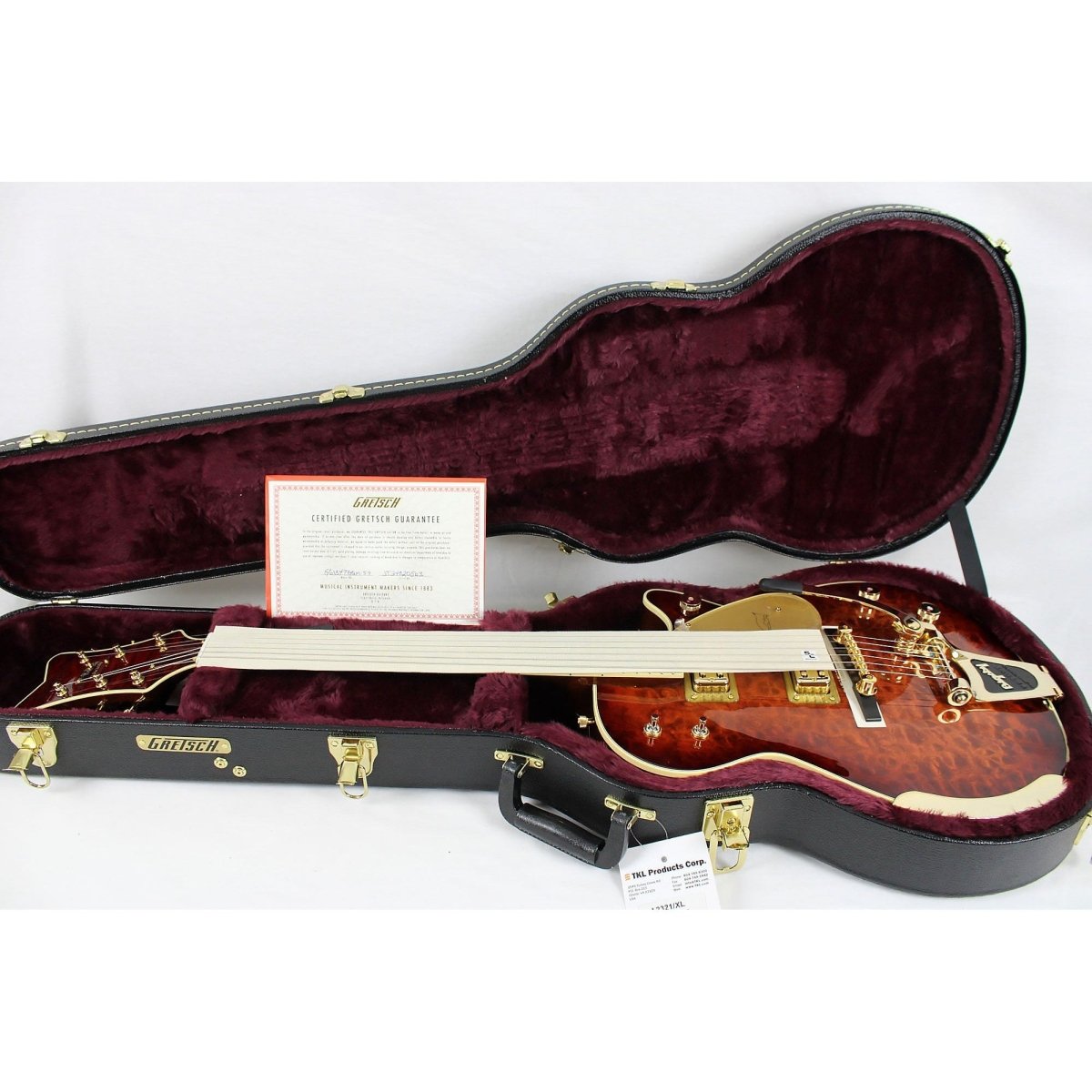 Gretsch G6134TGQM-59 Limited-Edition Quilt Classic Penguin - Forge Glow #JT24020503 - Leitz Music-717669941727-JT24020503