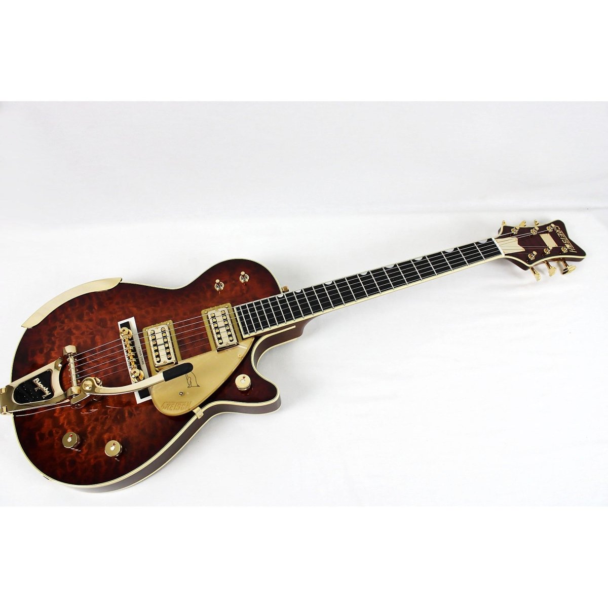 Gretsch G6134TGQM-59 Limited-Edition Quilt Classic Penguin - Forge Glow #JT24020503 - Leitz Music-717669941727-JT24020503