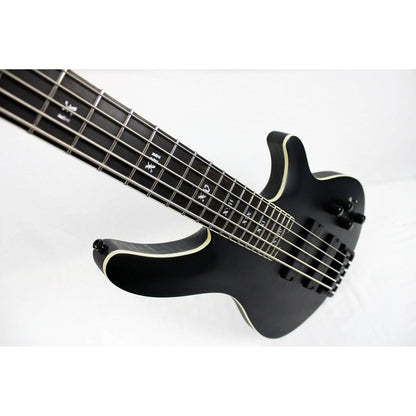 Schecter SLS Evil Twin - 5 Bass - Satin Black **Used – Excellent** - Leitz Music - W22070893