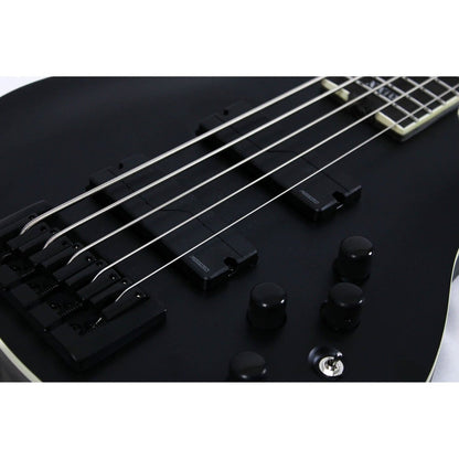 Schecter SLS Evil Twin - 5 Bass - Satin Black **Used – Excellent** - Leitz Music - W22070893