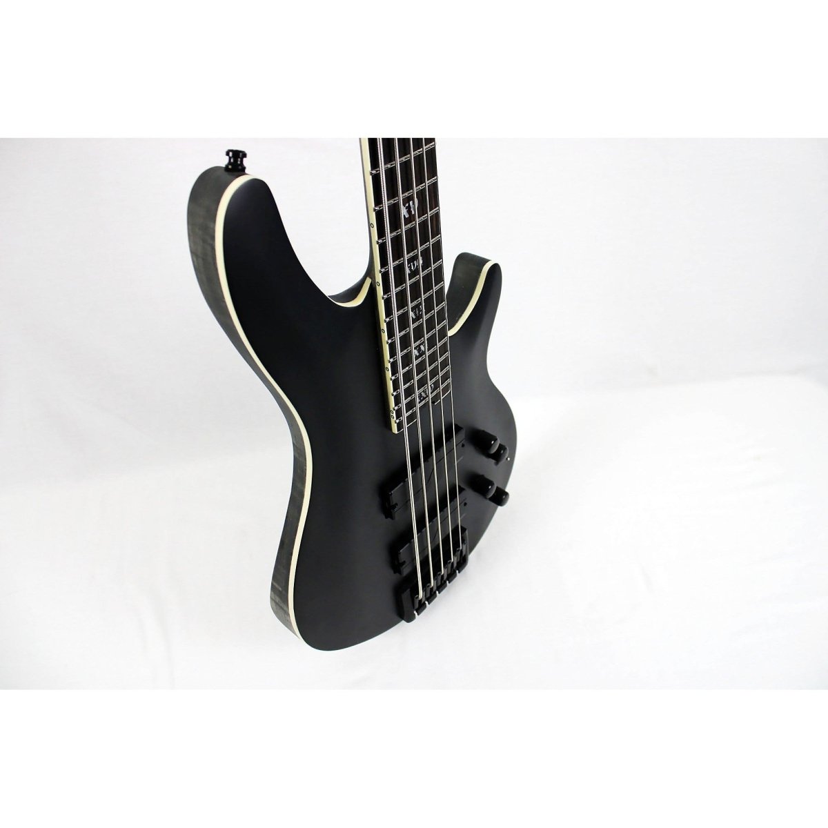 Schecter SLS Evil Twin - 5 Bass - Satin Black **Used – Excellent** - Leitz Music - W22070893