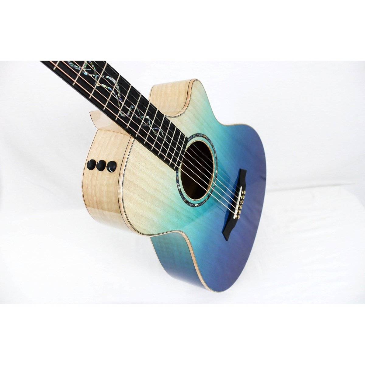 Taylor C22ce Custom 12 Fret - Urban Ash Blue Fade - Leitz Music--1204094125