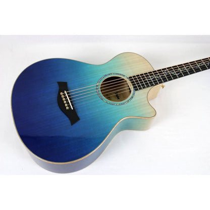 Taylor C22ce Custom 12 Fret - Urban Ash Blue Fade - Leitz Music--1204094125