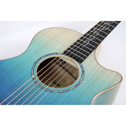 Taylor C22ce Custom 12 Fret - Urban Ash Blue Fade - Leitz Music--1204094125