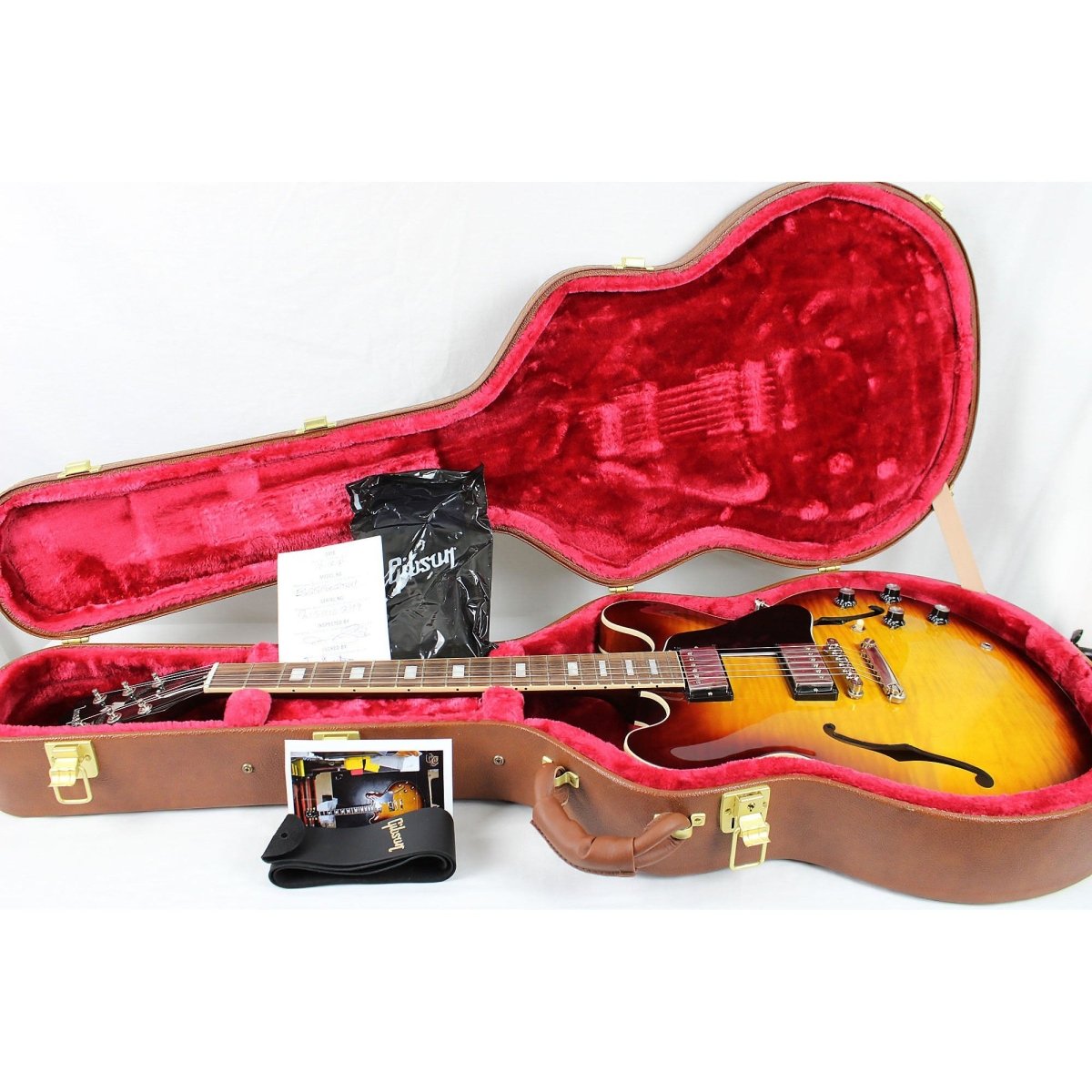 2021 Gibson ES-335 Figured w/ Block Inlays - Iced Tea **USED - EXCELLENT** - Leitz Music--215410249