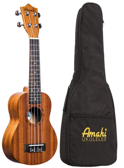Amahi UK210S Mahogany Soprano Ukulele - Leitz Music-850679007677-UK210S
