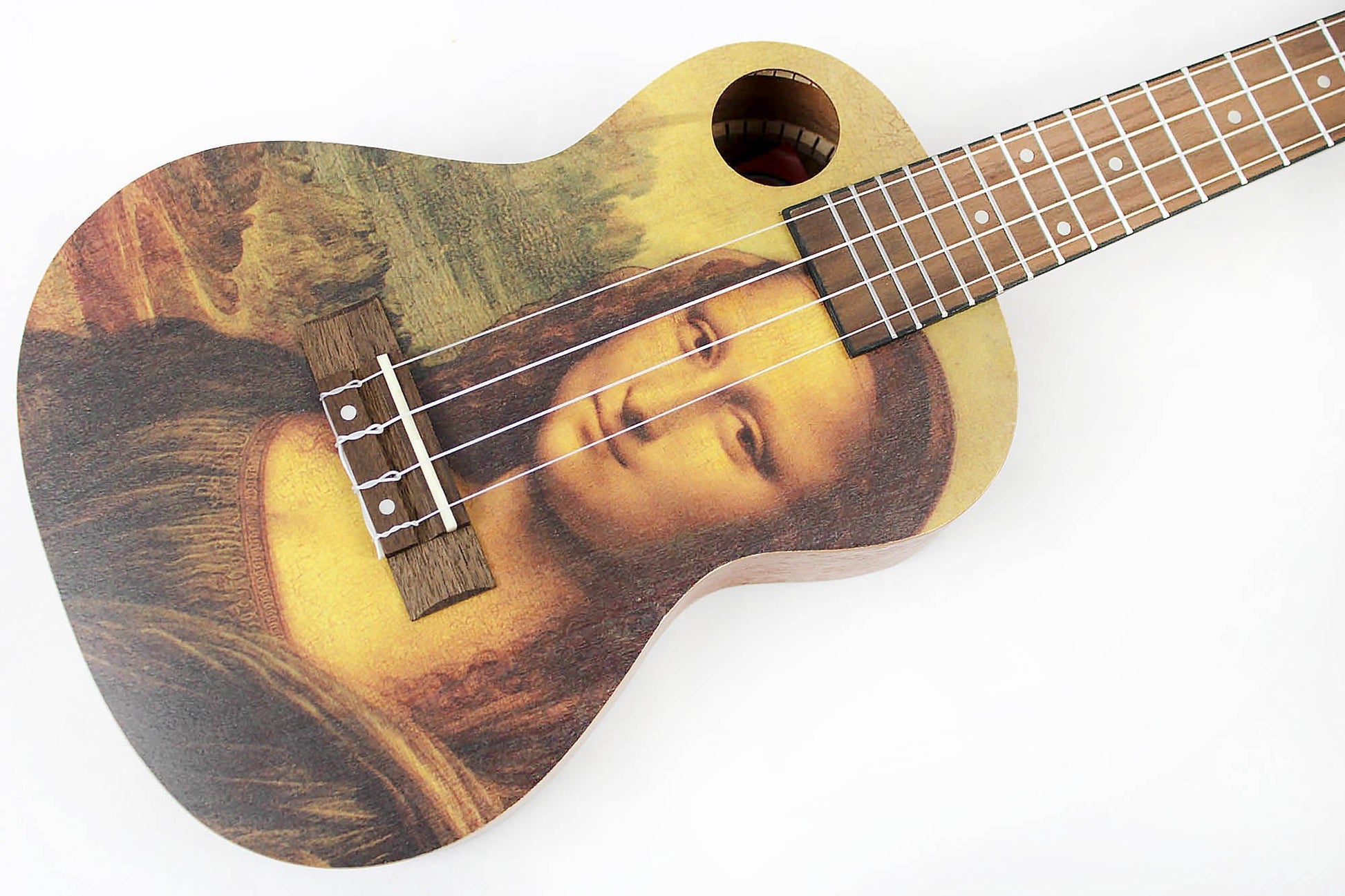 Amahi UKC-3DA12 Masterpiece Series Mona Lisa Concert Ukulele - Leitz Music--UKC3DA12