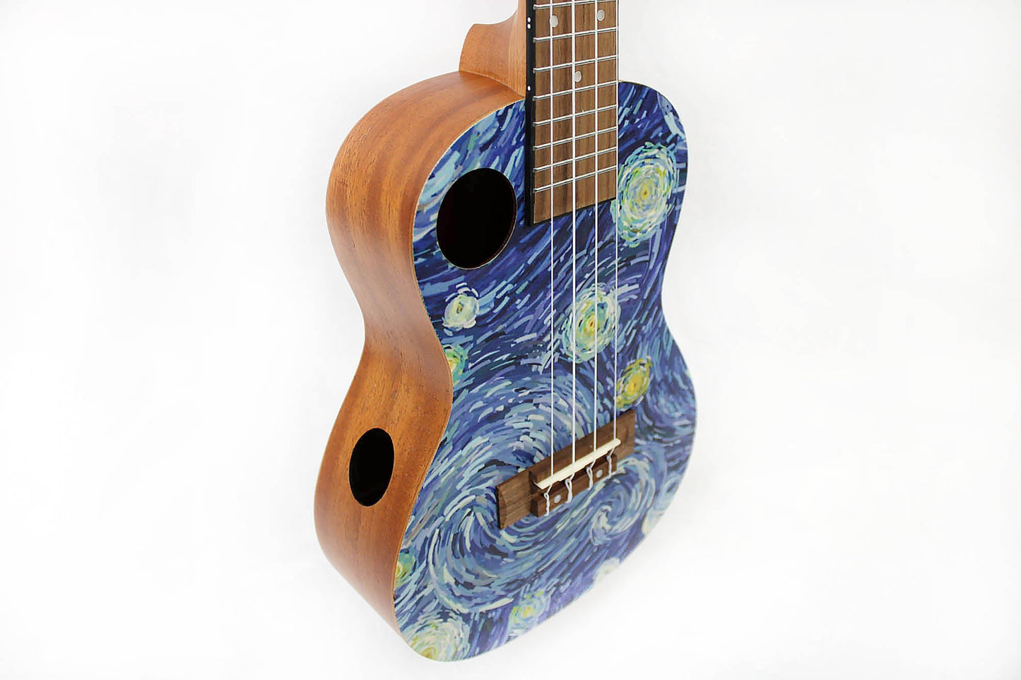 Amahi UKC-3DA4 Masterpiece Series Van Gogh Starry Night Concert Ukulele - Leitz Music--UKC3DA4
