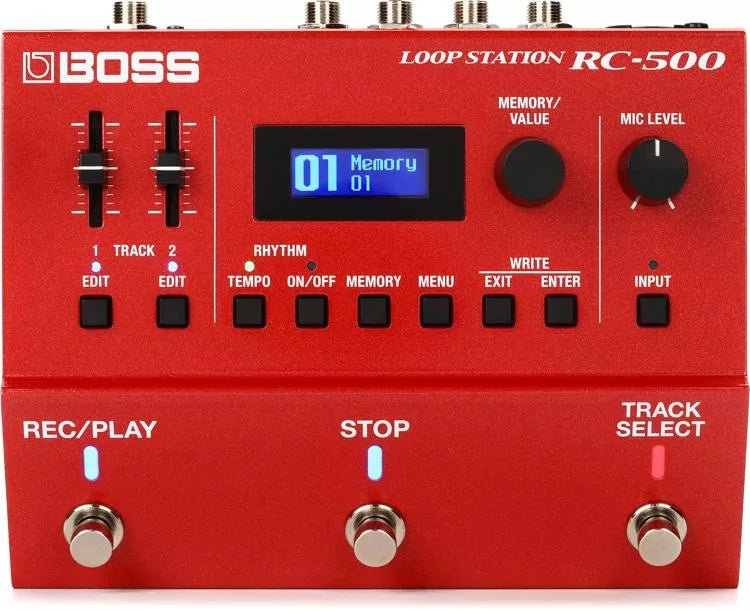 Boss RC-500 Loop Station Compact Phrase Recorder Pedal - Leitz Music-761294516751-RC500