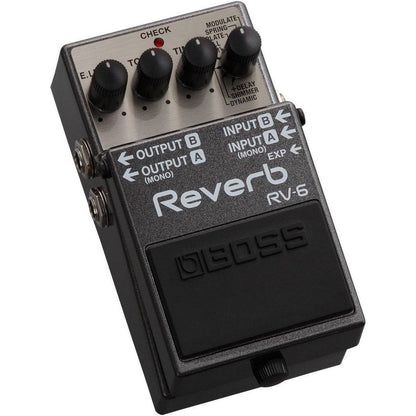 Boss RV-6 Digital Reverb Pedal - Leitz Music-761294507285-RV-6