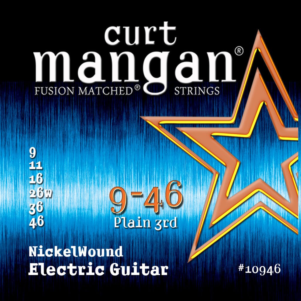Curt Mangan 10946 Nickel Wound Electric Guitar Strings - .009-.046 - Leitz Music-873105000035-10946