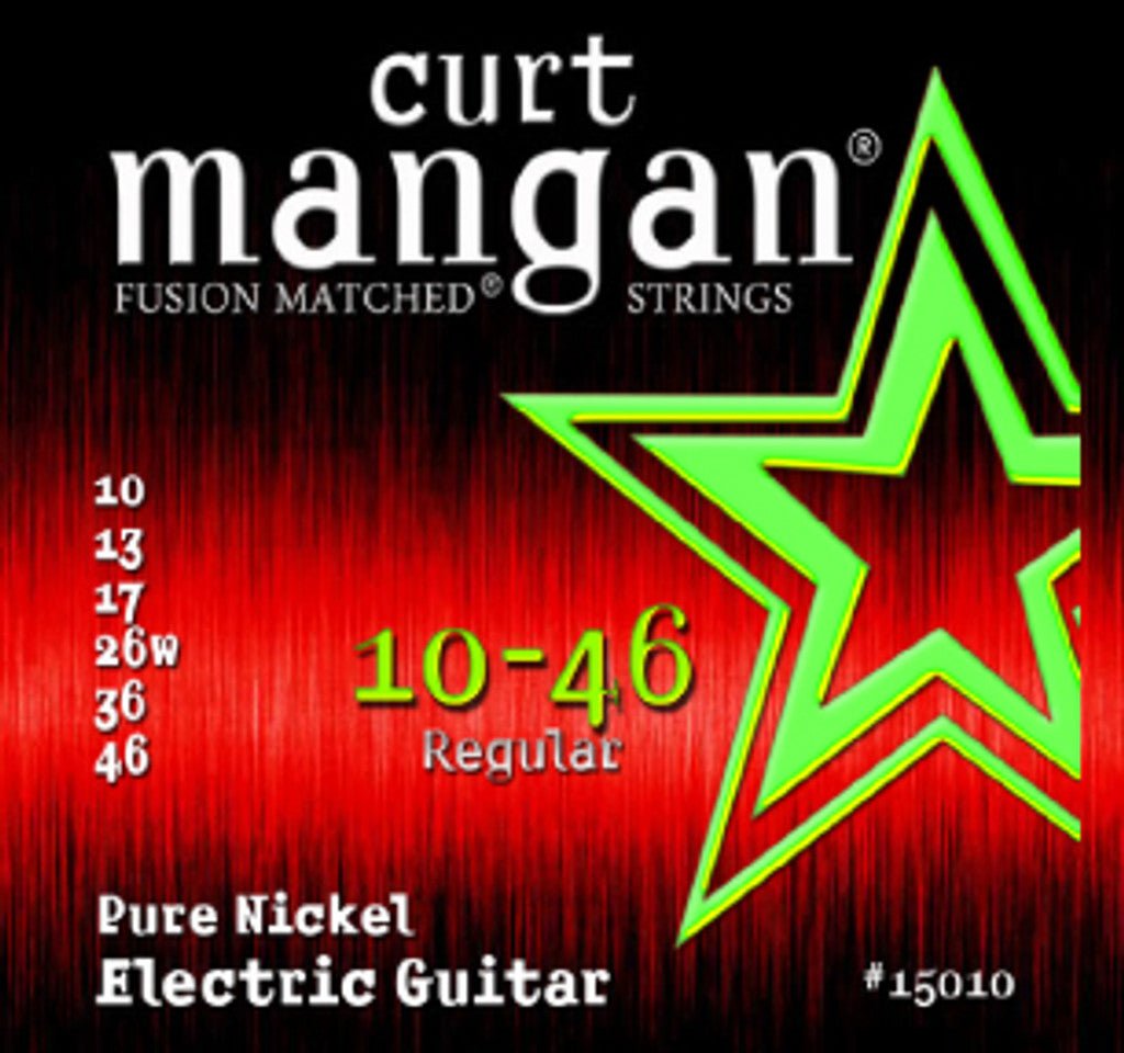 Curt Mangan 15010 Pure Nickel Electric Guitar Strings - .010-.046 - Leitz Music-873105002084-15010