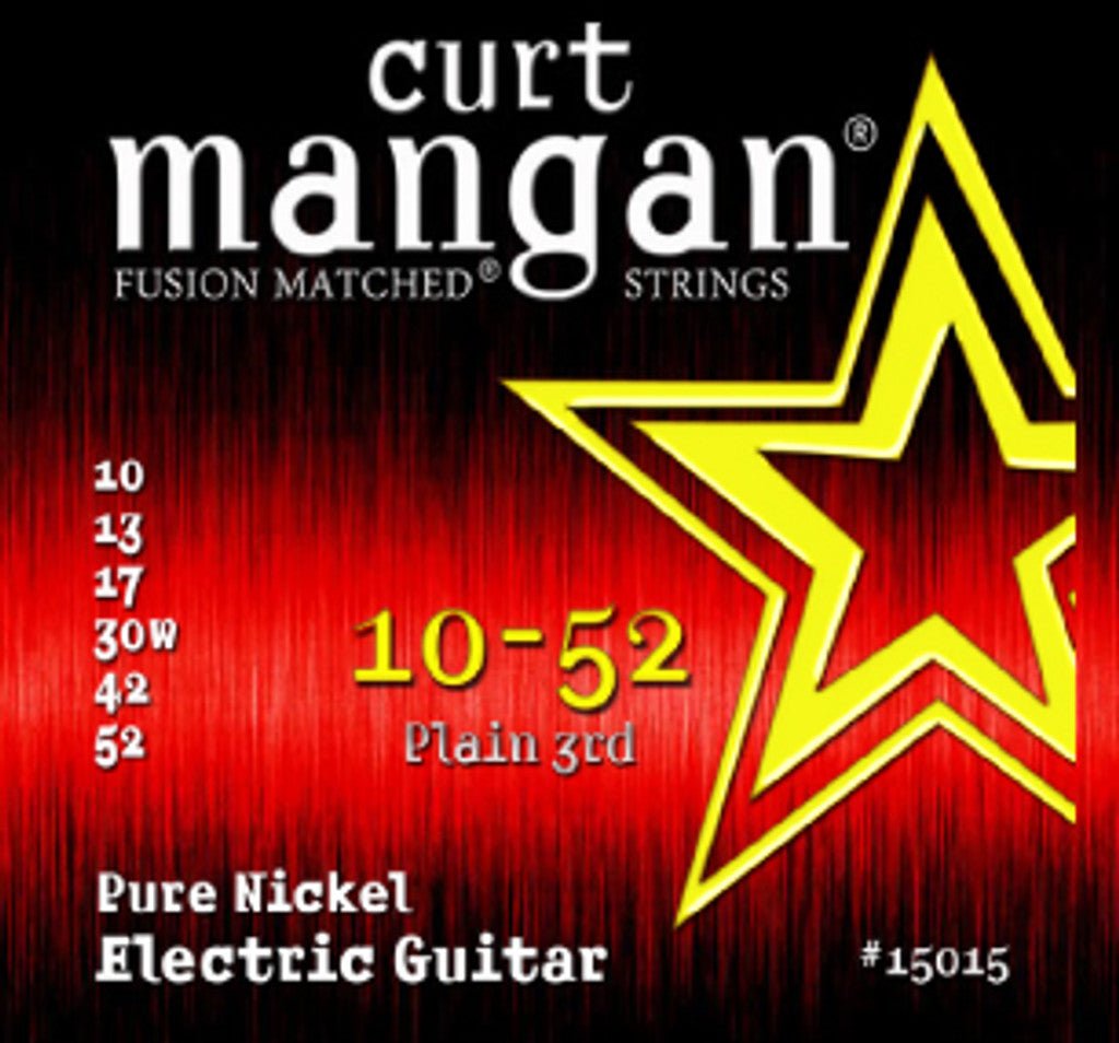 Curt Mangan 15015 Pure Nickel Electric Guitar Strings - .010-.052 - Leitz Music-873105002633-15015