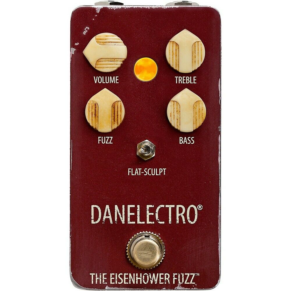 Danelectro Eisenhower Fuzz Pedal with Octave Effect - Leitz Music-611820001407-EISENHOWER