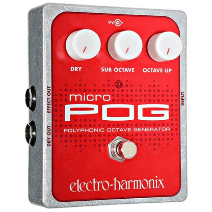 Electro-Harmonix Micro POG Polyphonic Octave Generator Pedal - Leitz Music-683274010700-MICROPOG