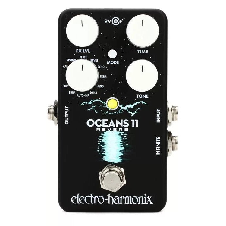 Electro-Harmonix Oceans 11 Reverb Pedal - Leitz Music-683274012100-OCEANS11