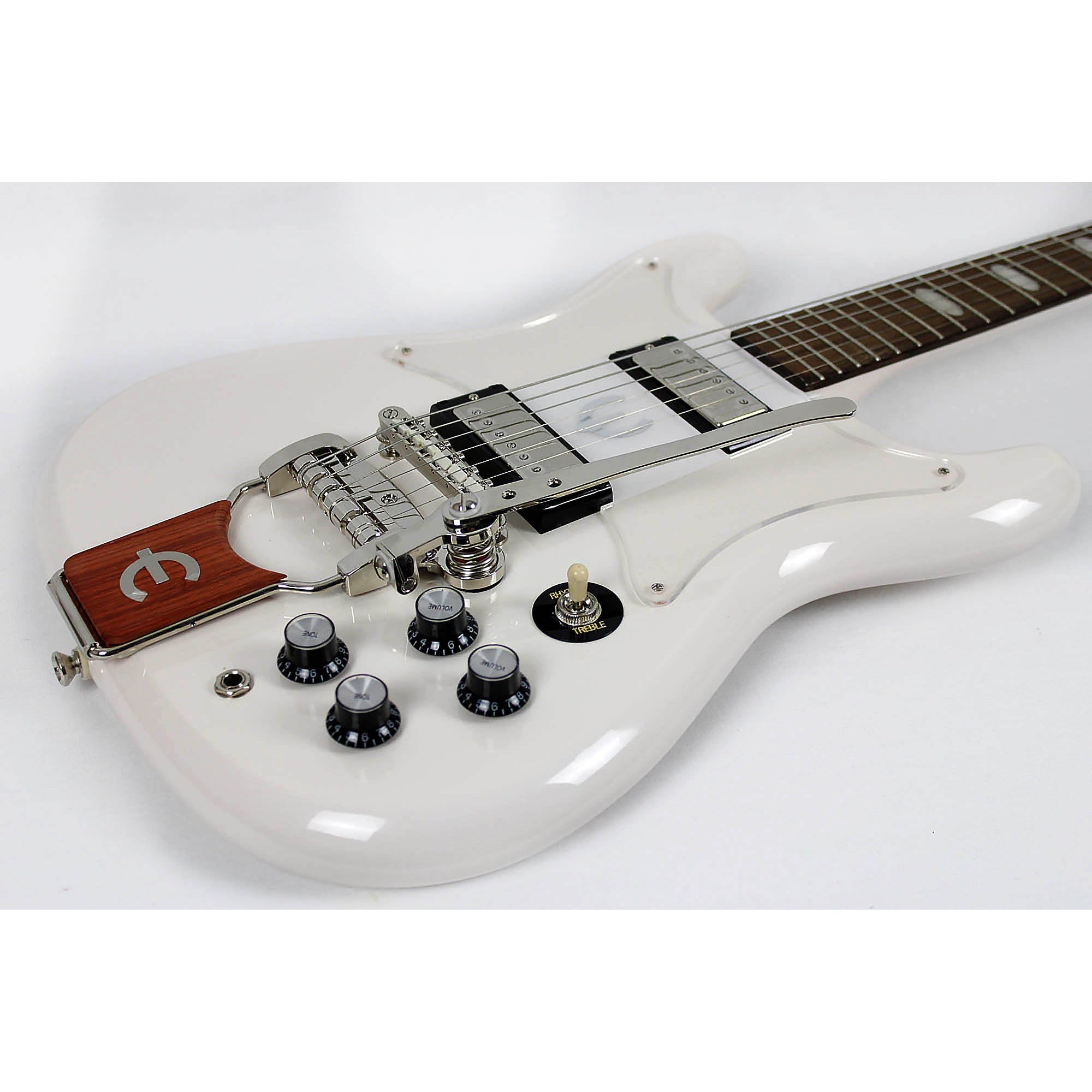 Epiphone Crestwood Custom (Tremotone) - Polaris White - Leitz Music