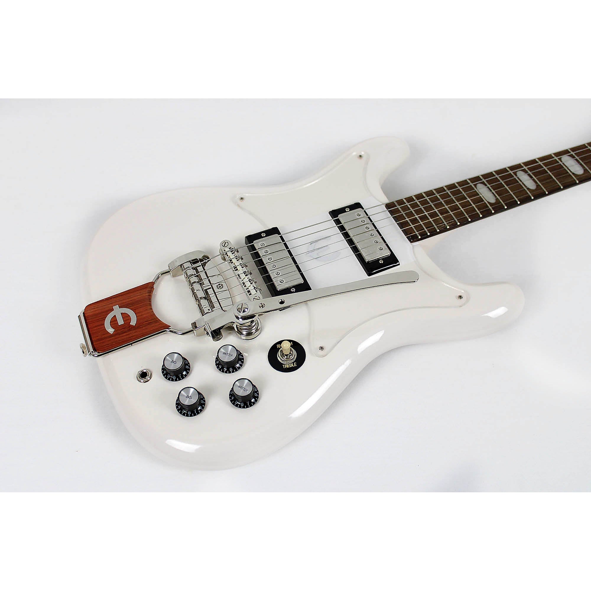 Epiphone Crestwood Custom (Tremotone) - Polaris White - Leitz Music