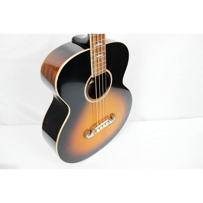 Epiphone El Capitan J-200 Studio Acoustic Bass Guitar - Aged Vintage Sunburst - Leitz Music-711106092645-EIABSJAVSNH1