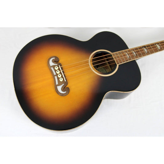 Epiphone El Capitan J-200 Studio Acoustic Bass Guitar - Aged Vintage Sunburst - Leitz Music-711106092645-EIABSJAVSNH1