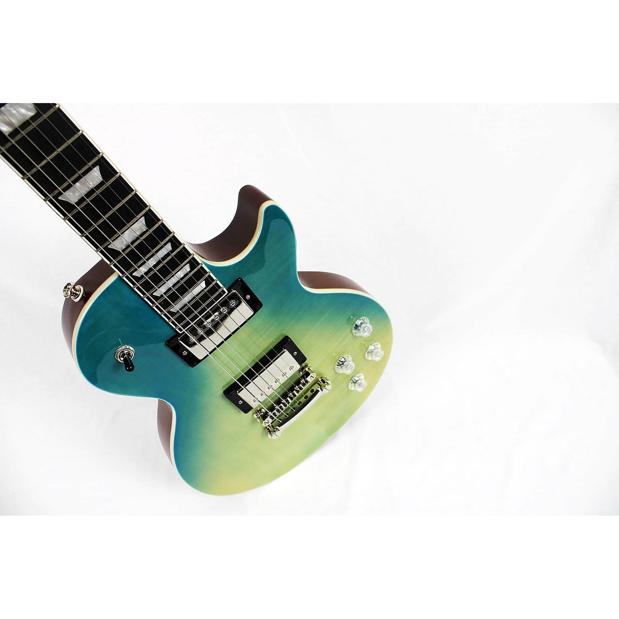 Epiphone Les Paul Modern Figured - Caribbean Blue Fade - Leitz Music