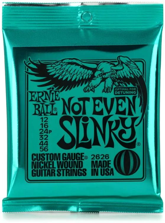 Ernie Ball 2626 Not Even Slinky Nickel Wound Electric Guitar Strings - .012-.056 - Leitz Music-818264543344-2626