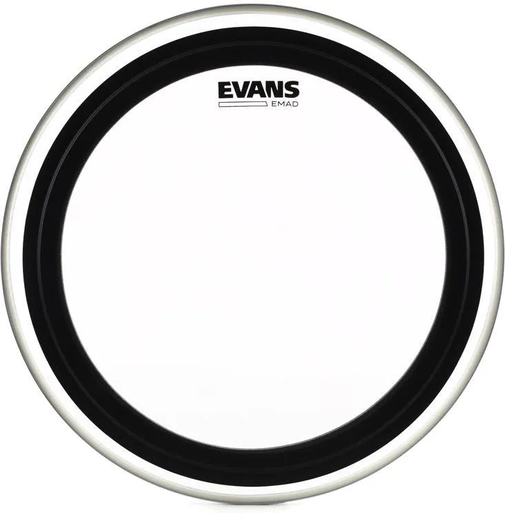 Evans EMAD Clear Bass Drum Batter Head - 18 inch - Leitz Music-818264099377-BD18EMAD
