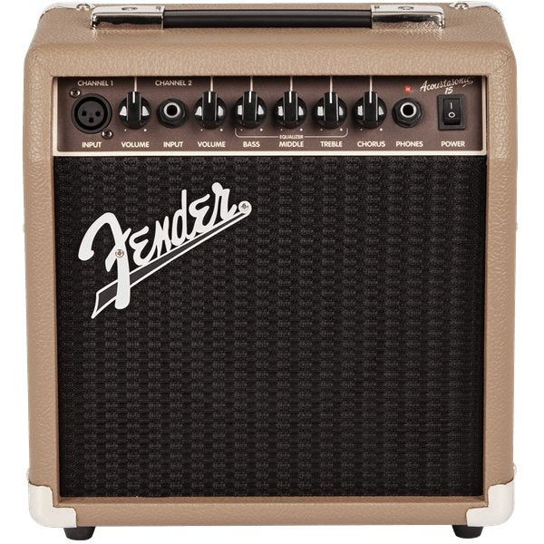 Fender Acoustasonic 15 - 15-watt 1x6" Acoustic Combo Amp - Leitz Music-885978304028-2313700000