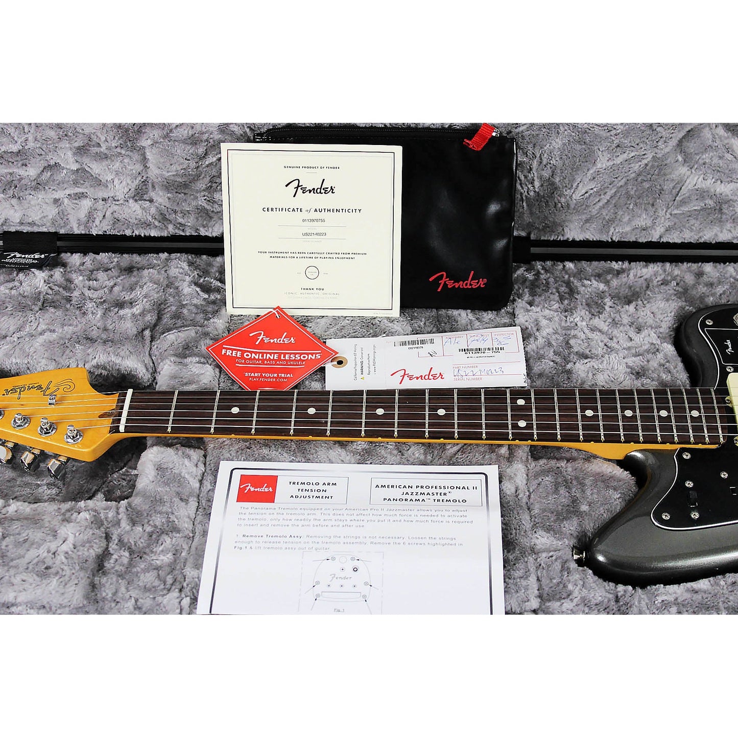 Fender American Professional II Jazzmaster - Mercury with Rosewood Fingerboard - Leitz Music-885978579624-0113970755