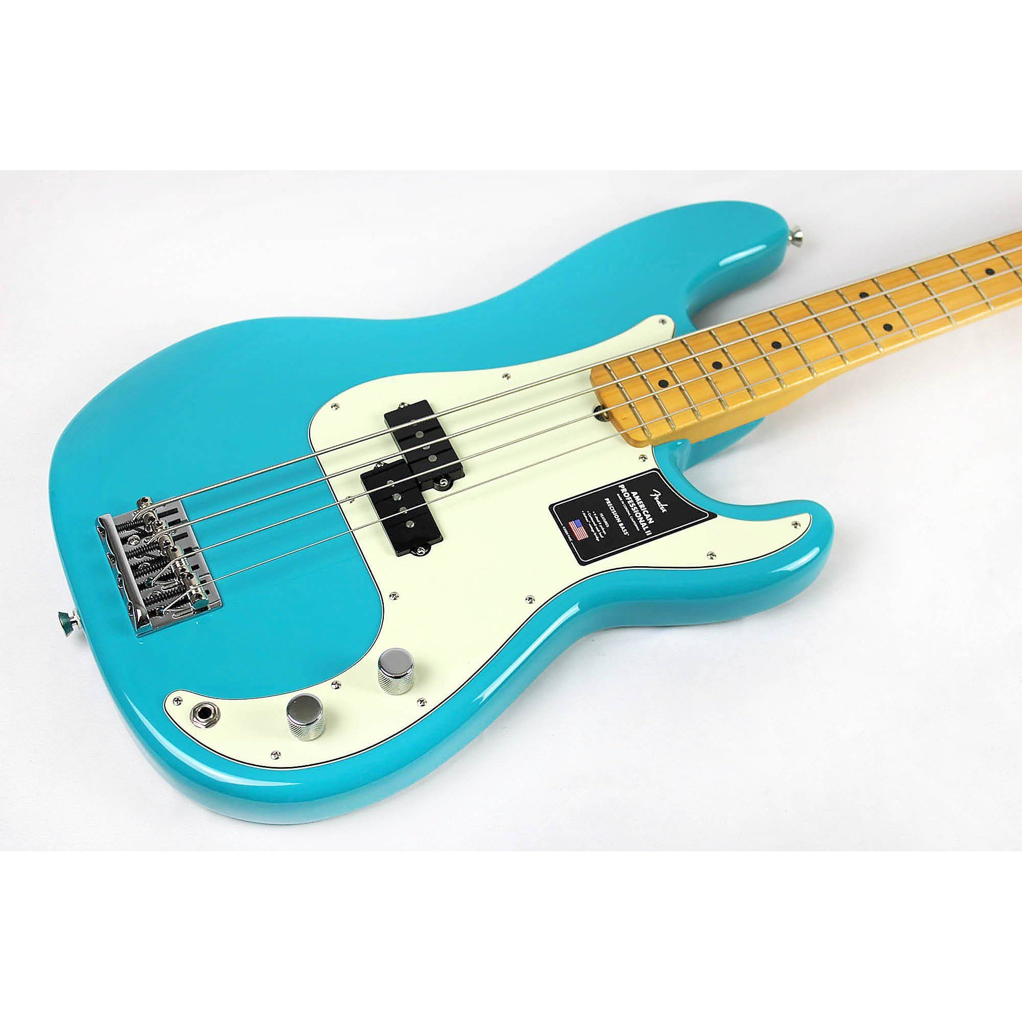 II　Maple　Professional　Leitz　Precision　Fender　Bass　Blue　Fingerboard　American　Music　Miami　with