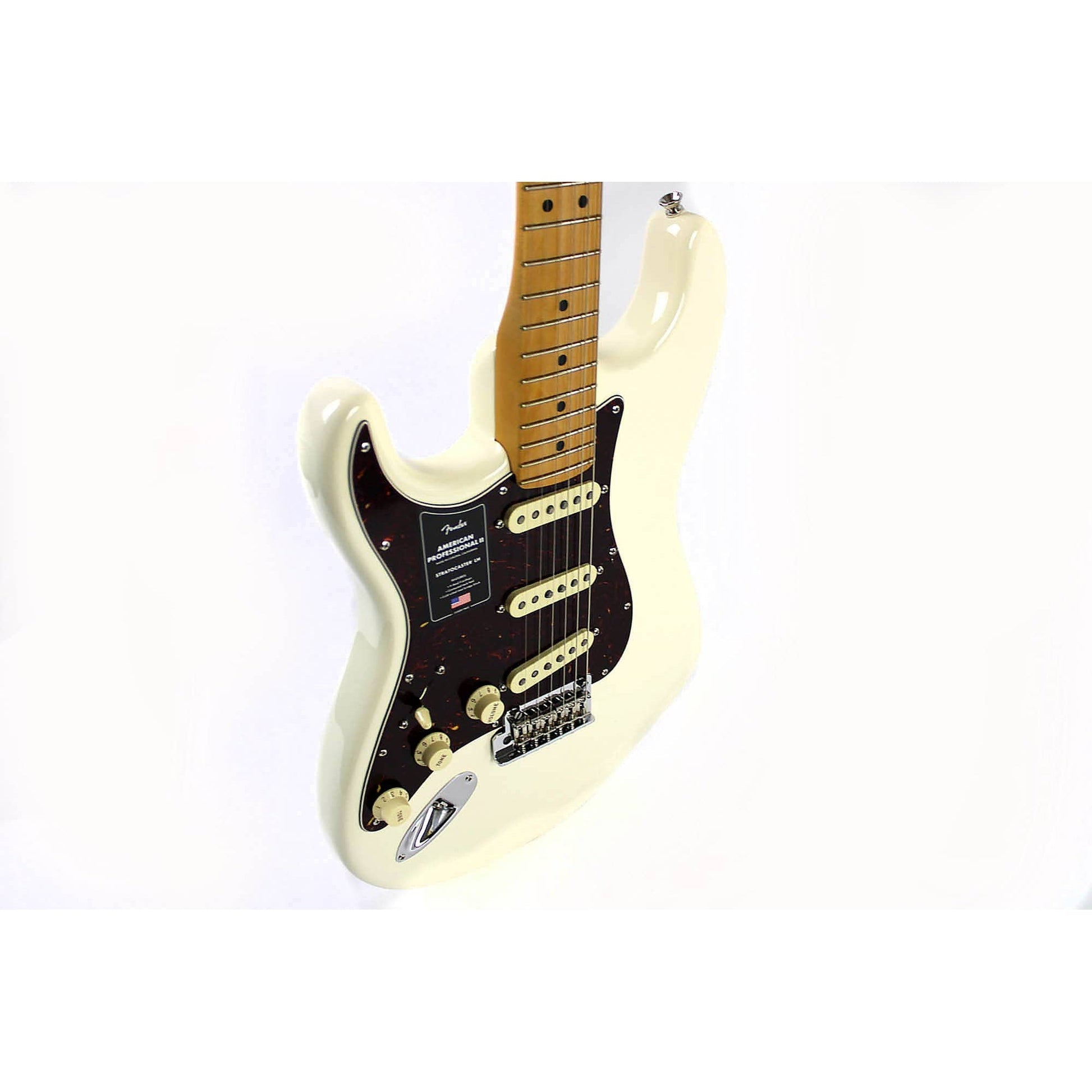Fender American Pro II Stratocaster Left-Handed with Maple Fretboard Olympic White - Leitz Music-885978578733-0113932705